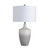 30.25"H Gray Ombre Ceramic Table Lamp