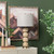Set of 2 Faux Travertine Marble Finished Resin Table Lamp with Shade