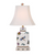 Porcelain Ware One-Light Multicolor Jar Lamp