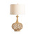 31.75"H Rope Table Lamp with Linen Shade