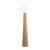 59"H Hemp Floor Lamp With Shade