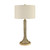 Set of 2 31.75" Rattan  Table Lamp with Linen Shade