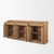 Baron Light Brown Solid Wood w/ Antiqued Brass Knobs 3-Drawer 6-Door Sideboard
