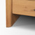 Belford 3-Drawer Light Brown Oak Wood Closed Nightstand
