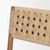 Brinley Woven Paper Rope w/ Brown Wood Frame Dining Chair