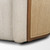 Fonda Cream Fabric w/ Natural Jute Swivel Accent Chair
