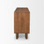 Jonan Medium Brown Wood w/ Dark Aged Brass 2 Door 3 Drawer Sideboard