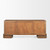 Jonan Medium Brown Wood w/ Dark Aged Brass 2 Door 3 Drawer Sideboard