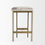 Millie 16.75 X 17.75 X 26.25 Hair-on-hide Seat W/ Gold Metal Frame Counter Stool