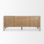 Phil Light Brown Wood 2 Door 3 Drawer Closed Sideboard