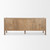 Phil Light Brown Wood 2 Door 3 Drawer Closed Sideboard