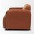Saga Stonewashed Rust Chenille Fabric Upholstered Chair