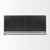 Sloan 80.0L x 17.0W x 36.0H Black Wood W/Black Metal Frame Sideboard