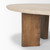 Syona Travertine + Mango Wood leg Oval Coffee table