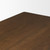 Trellyn 94" Dark Brown Solid Wood Carved Woven Base Rectangular Dining Table