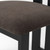 Tribeca Curve Open Back Charcoal Chenille Tripod Frame Dining Chair