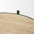 Wade Travertine Marble w/ Matte Black Metal End Tables