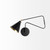 Cobalt 6L x 32W Black Metal Cone Shaped Swivel Wall Sconce