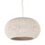 Theta 30.0 L x 30.0 W x 15.0 H White-Washed Beaded Chandelier