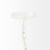 Theta 30.0 L x 30.0 W x 15.0 H White-Washed Beaded Chandelier