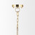 Sadah Tall Clear Blown Glass w/ Gold Metal Pendant Light