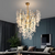 Akari Tree Branch Art Glass Chandelier