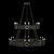 Mirage 50"W Round Chandelier
