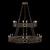 Mirage 50"W Round Chandelier