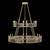 Mirage 50"W Round Chandelier