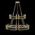 Mirage 50"W Round Chandelier