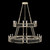 Mirage 50"W Round Chandelier
