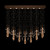 Rain 51"W Rectangular Pendant