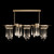 Rain 56.25"W Linear Pendant