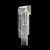 Waterfall 21.25"H  Outdoor Wall Sconce