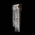 Waterfall 21.25"H  Outdoor Wall Sconce