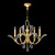 Beveled Arcs 36"W Round Chandelier