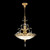 Beveled Arcs 32"W Round Pendant