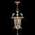 Beveled Arcs 22"W Square Pendant