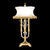 Beveled Arcs 37"H Table Lamp