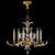 Beveled Arcs 37"W Round Chandelier
