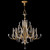 Beveled Arcs 58"W Round Chandelier