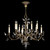 Crystal Laurel 43"W Round Chandelier
