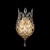 Crystal Laurel 17"H Sconce