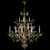 Crystal Laurel 57"W Round Chandelier