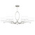 Allegretto 51"W Round Chandelier
