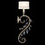 Crystal Laurel 32"H Sconce