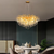 Akari Tree Branch Chandelier Round Raindrop Crystal Light