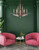Plume 45"W Round Chandelier