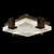 Terra 16.75"W Square Flush Mount