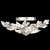 Foret 31"W Round Flush Mount